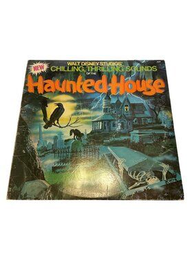 Disneyland Records Chilling Thrilling Sounds Of The Haunted House 1979 Vinyl LP